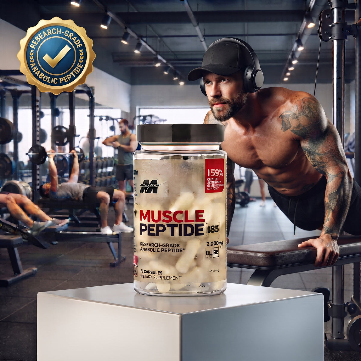 Muscle Peptide x84: Máxima Energía y Rendimiento Extremo